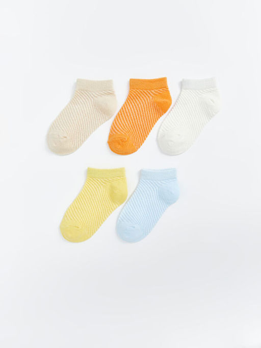 Desenli Erkek Bebek Patik ?orap 5li