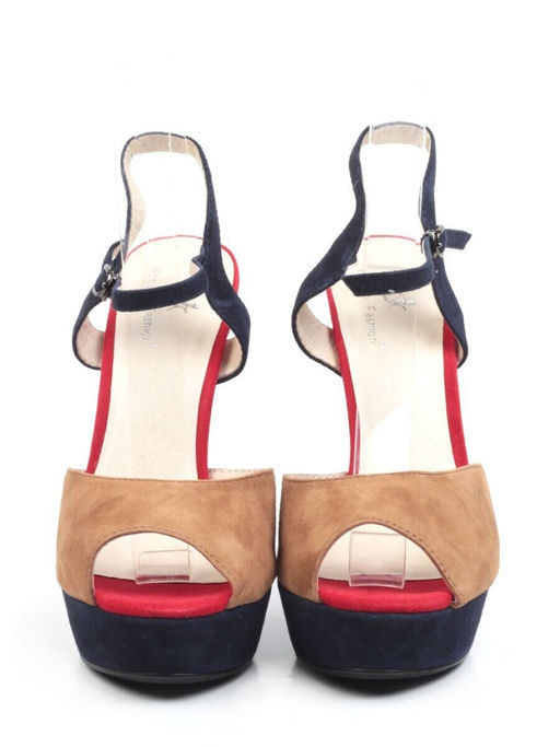 06-87AS COMPIEXION/BLUE Туфли женские (натуральная замша)