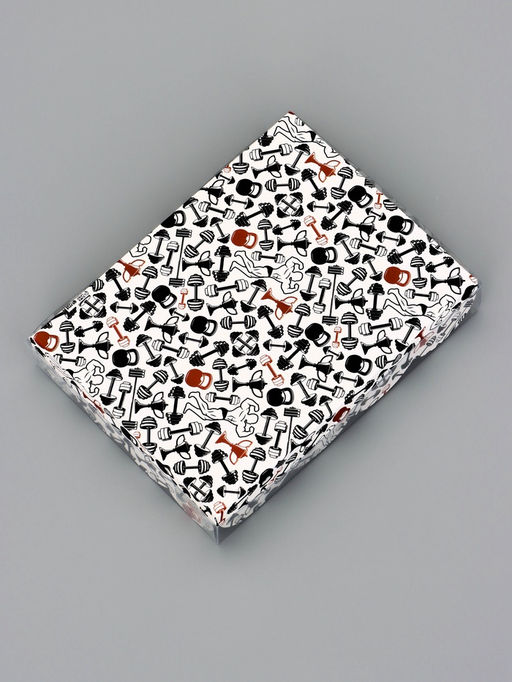 Цена за 5 шт. Коробка для печенья, «Настоящему мужику», 14×10.5×2.5 см