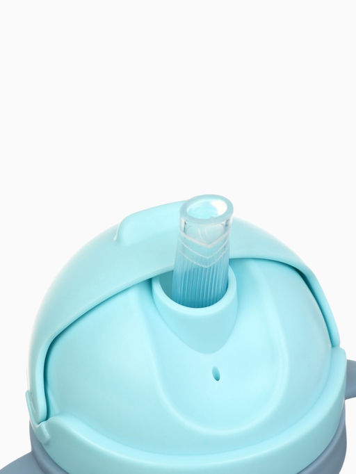 Поильник- непроливайка с трубочкой, голубой, Mum&Baby