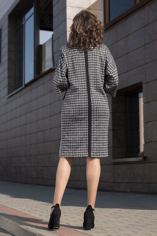Платье Avanti 1618 серый/черный - Mira fashion фото 346