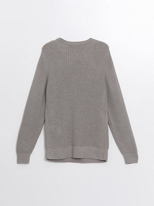 Bisiklet Yaka D?z Uzun Kollu Kad?n Triko Kazak - Waikiki фото 2