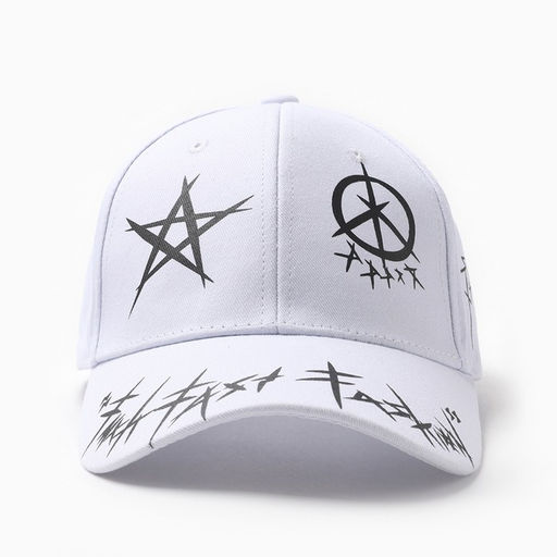 Кепка с надписями MINAKU, белая, размер 56-58