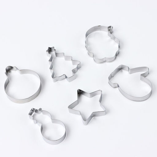 Формы для выпечки новогодние «Зимние истории», 6 шт.