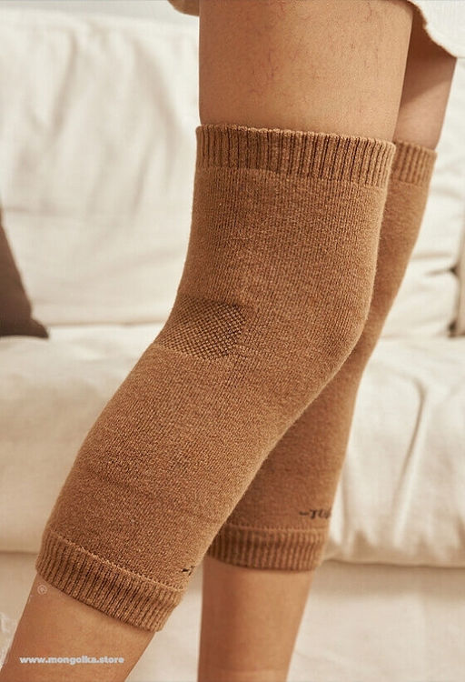 100% шерсть верблюда Наколенники длинные , применяются при различных заболеваниях - Mongolka фото 10