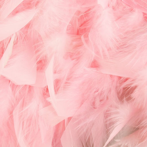 Перья индюка декоративные, на ленте, 13-17 см, 5±0.5 м, розовые