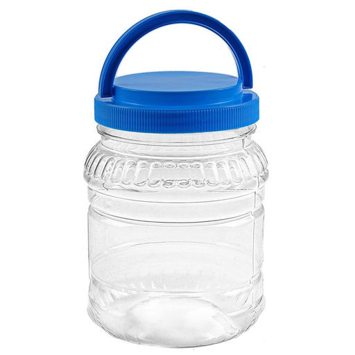 Цена за 2 шт. Банка для хранения продуктов Альтернатива, 1.5 л, пластик, МИКС