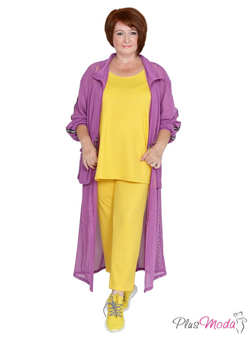 Парка-накидка Модель №934 размеры 44-84 - Plusmoda фото 4