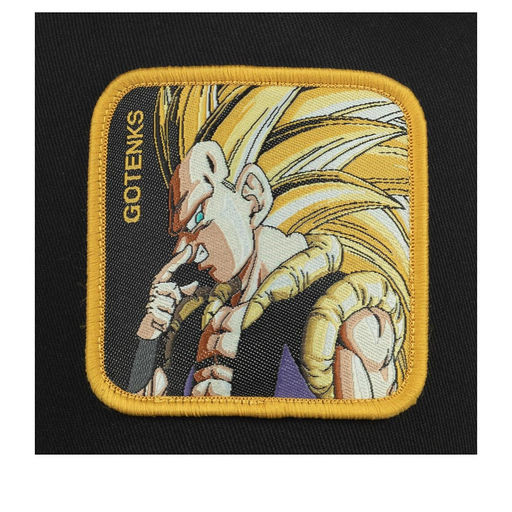 Бейсболка CAPSLAB арт. CL/DBZ/1/GOT3 Dragon Ball Gotenks Saiyan (черный / желтый)  фото 3