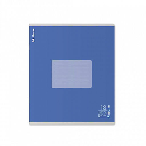 Цена за 10 шт. Тетрадь школьная ученическая ErichKrause FineLine, 18 листов, линейка, матовая ламинация, блок 80 г/м2_MIX-PACK фото 5