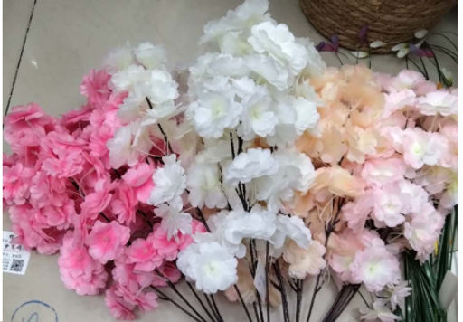 Цветок искусственный Сакура 52 см / GF-02 /уп 500/