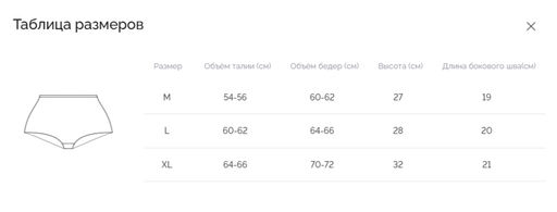 Трусы кюлоты Berrak 11656