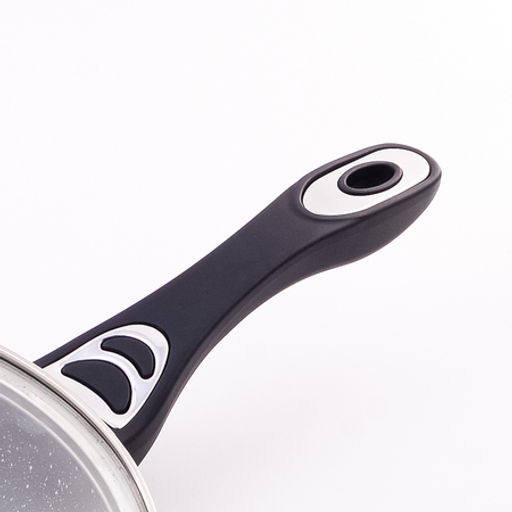 3768-1 Сковорода 26 см с мрам.покр. с крышкой (х6) - Mayer&boch фото 2