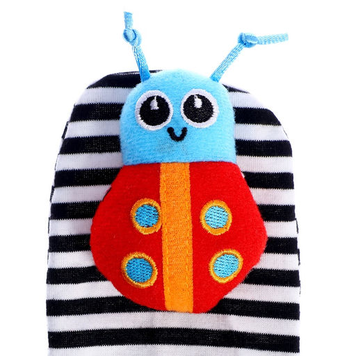 Погремушки детские «Носочки и браслетики», набор 4 шт.