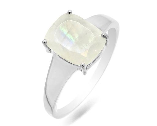 Кольцо из серебра лунный камень, Соната