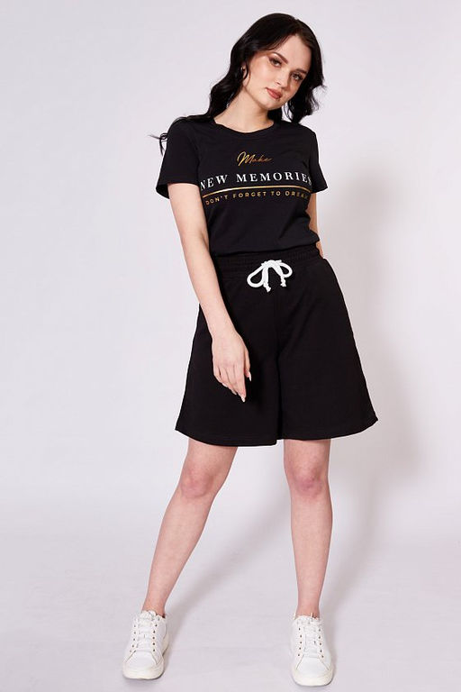 Футболка М323044Па Черный - Елена фото 4