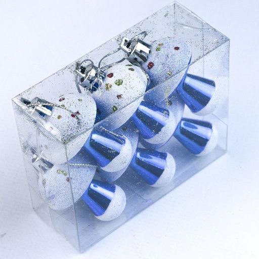 Набор ёлочных игрушек син. 6 шт - Family фото 3