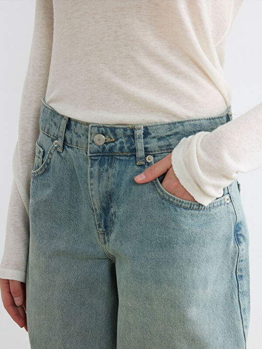 Balloon Fit Kad?n Jean Pantolon