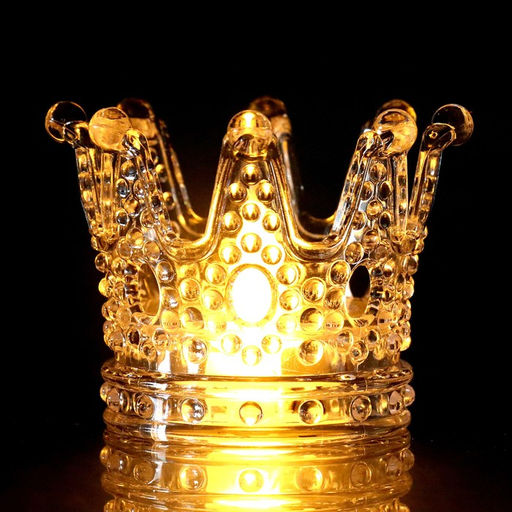 Цена за 6 шт. Свеча светодиодная Корона, горит жёлтым - Simaland фото 3