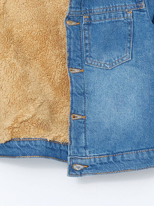 K?rkl? Erkek Bebek Jean Ceket - Waikiki фото 2