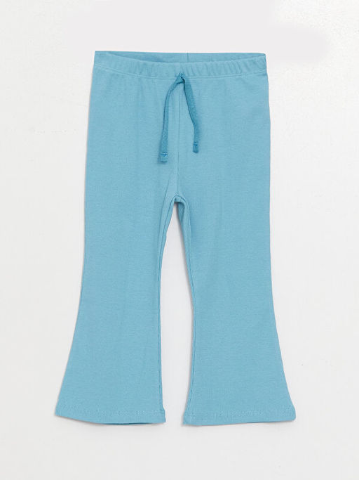 Beli Lastikli Basic K?z Bebek Tayt Pantolon