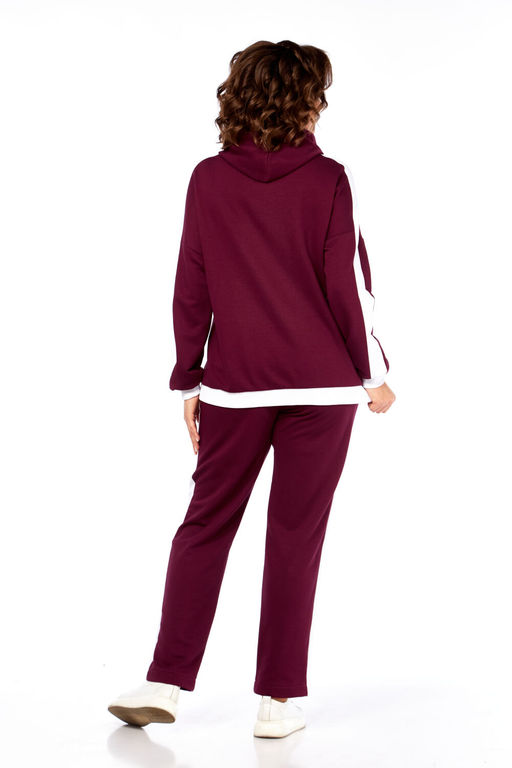 Костюм Diamant 1917 бордо белый  фото 11