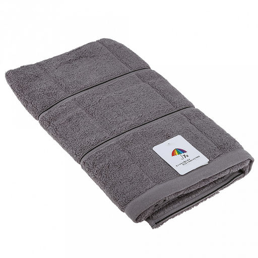 Полотенце махровое "Комфорт" 50х90см, хлопок 100%, серый (Китай)
