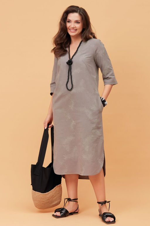 Платье ANDINA CITY 8022-24 серый  фото 4