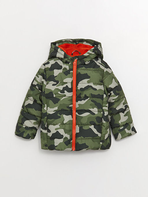 Kap??onlu Uzun Kollu Erkek Bebek ?i?me Mont