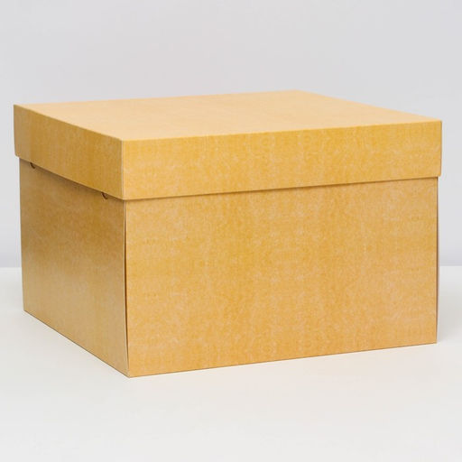 Цена за 5 шт. Коробка подарочная складная, упаковка, крышка - дно, крафт, 30×30×20 см