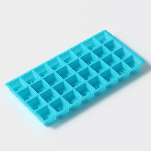 Цена за 2 шт. Форма для шоколада Доляна Алфавит, силикон, 35?18 см, 32 ячейки (3.7?3.7?3 см), МИКС