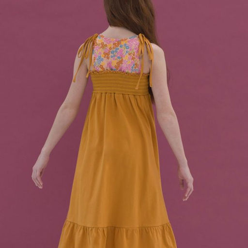 PELICAN, платье для девочек, Янтарный