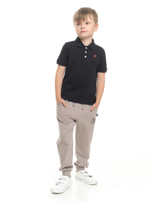 Брюки спортивные для мальчика 22-0512 серый - Mini maxi фото 5