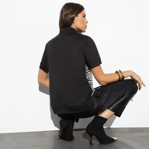 Водолазка с экокожей
 Фирменное приветствие (magic) - Charutti фото 12