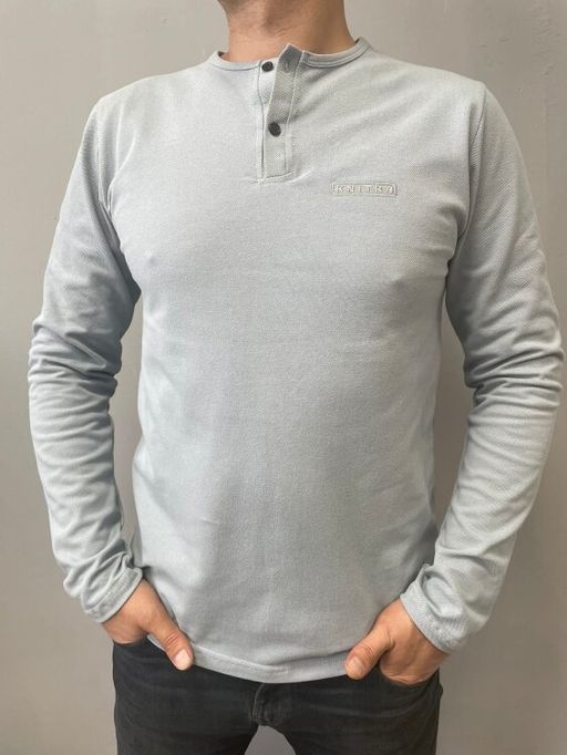 100% ХЛОПОК ПИКЕ Лонгслив мужской