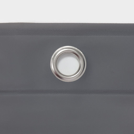 Штора для ванной «Классика», с люверсами, с утяжелителями, PEVA ароматизированная, 180×180 см, серая