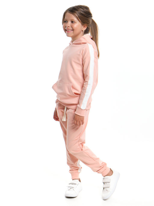 Спортивный костюм для девочки UD 7607 персик