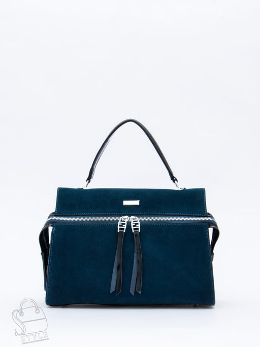 Сумка женская кожаная 9675MSS d.blue Velina Fabbiano-Safenta в Новосибирске