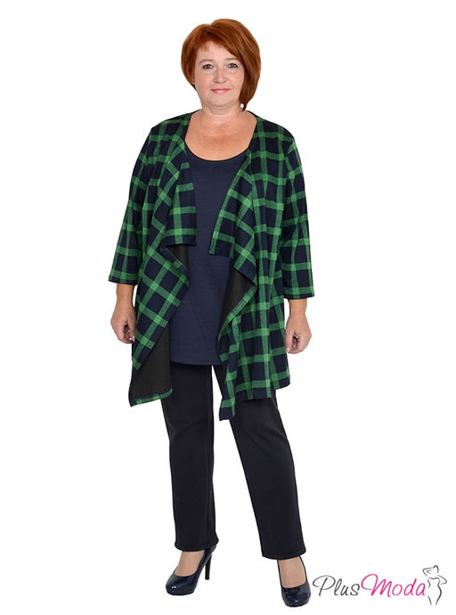 Кардиган Модель №967 размеры 44-84 - Plusmoda фото 2