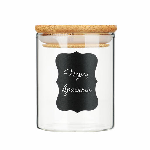 Набор банок для специй, 4шт., 190мл,стекло, бамбук VETTA ЭКО арт. 828-330 - Полимербыт фото 5