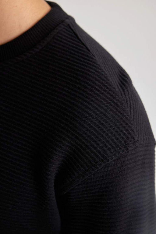 Базовая толстовка Comfort Fit - Defacto фото 7