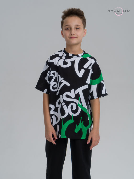 Костюм Daily men граффити бенеттон-черный - Sovalina фото 22