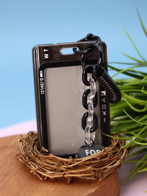 Футляр для карт с брелком "Camera", black