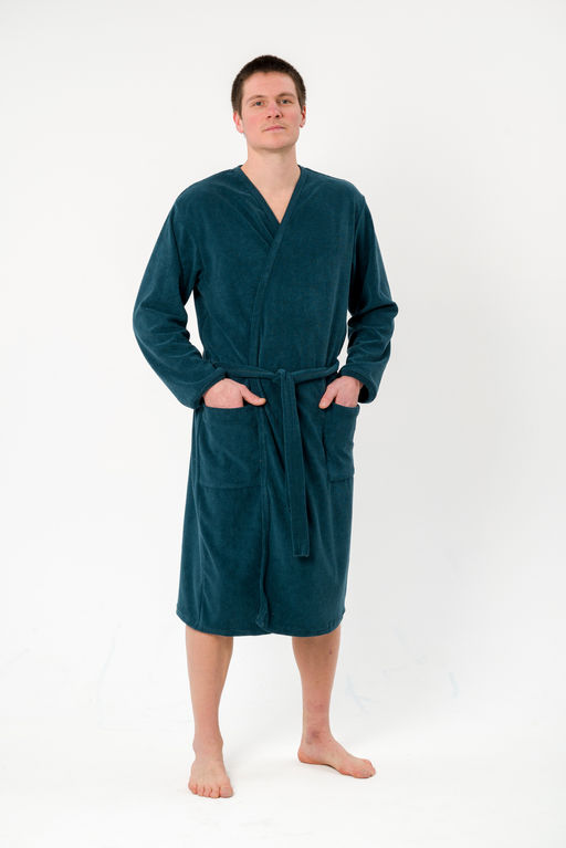 Халат мужской из махры Ренат изумруд макси - Амадэль фото 12