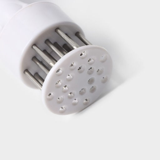 Тендерайзер для мяса Доляна «Гриль», 12 см, цвет белый