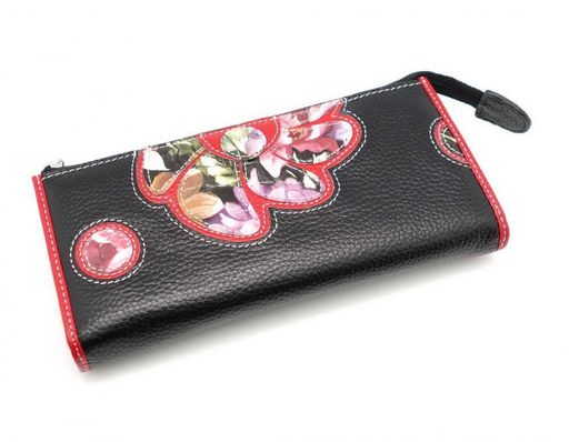 Женский кожаный кошелек на молнии Sergio Valentini СВ 3148-016