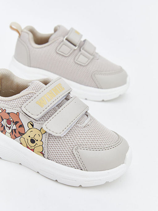 Winnie The Pooh Bask?l? Erkek Bebek Spor Ayakkab?