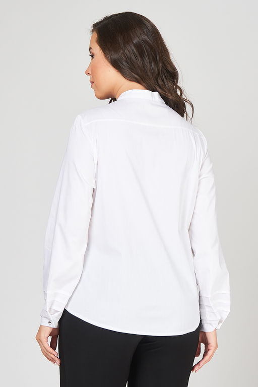 Блуза белая офисная - Olsi фото 7