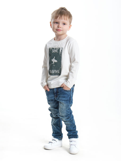 Лонгслив для мальчика с принтом UD 0987 касар - Mini maxi фото 3