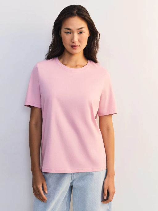 Базовая футболка из хлопка REGULAR0526-92 / Zarina фото 3